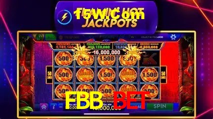 Interface moderna da plataforma FBB Bet